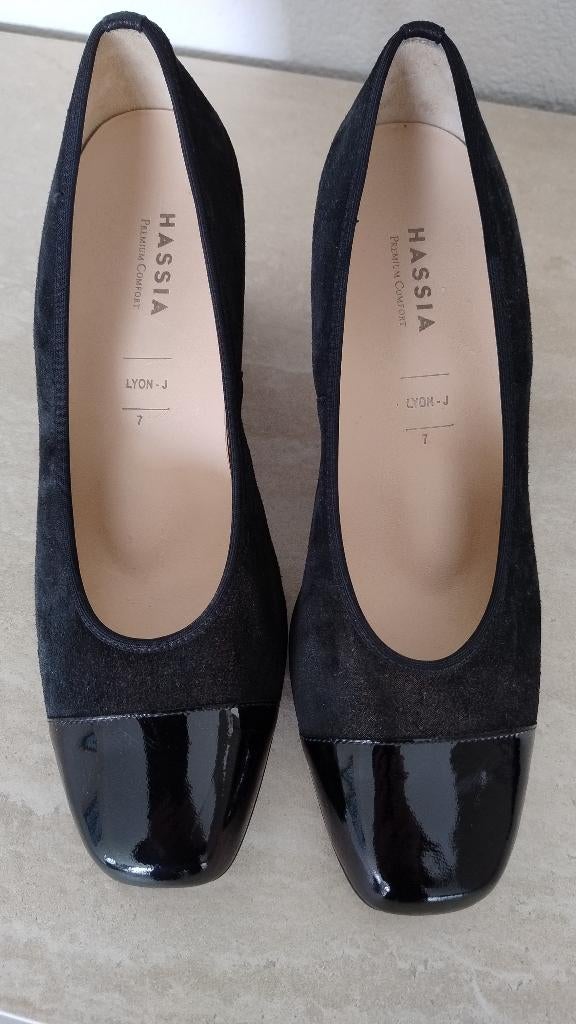 dames schoenen Hassia premium confort fit, Schoenen met lage hakken, Zwart, Nieuw, Ophalen