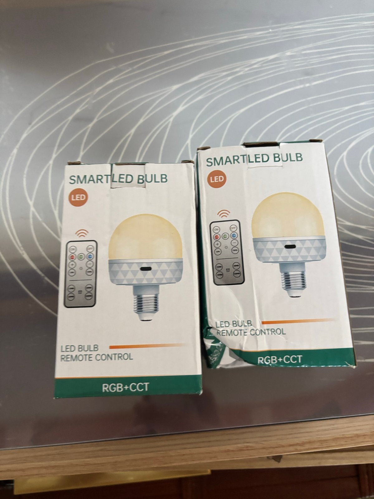 Smart LED lamp met afstandsbediening - RGB+CCT, Ophalen, Overige merken, Kunststof, Meerkleurig