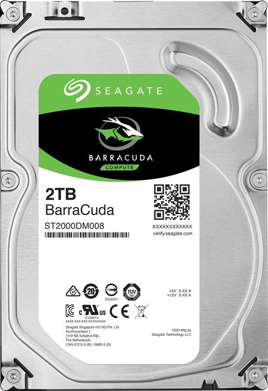 Seagate HDD 3.5″ 2TB ST2000DM008 Barracuda, Ophalen, Intern, Seagate, Nieuw