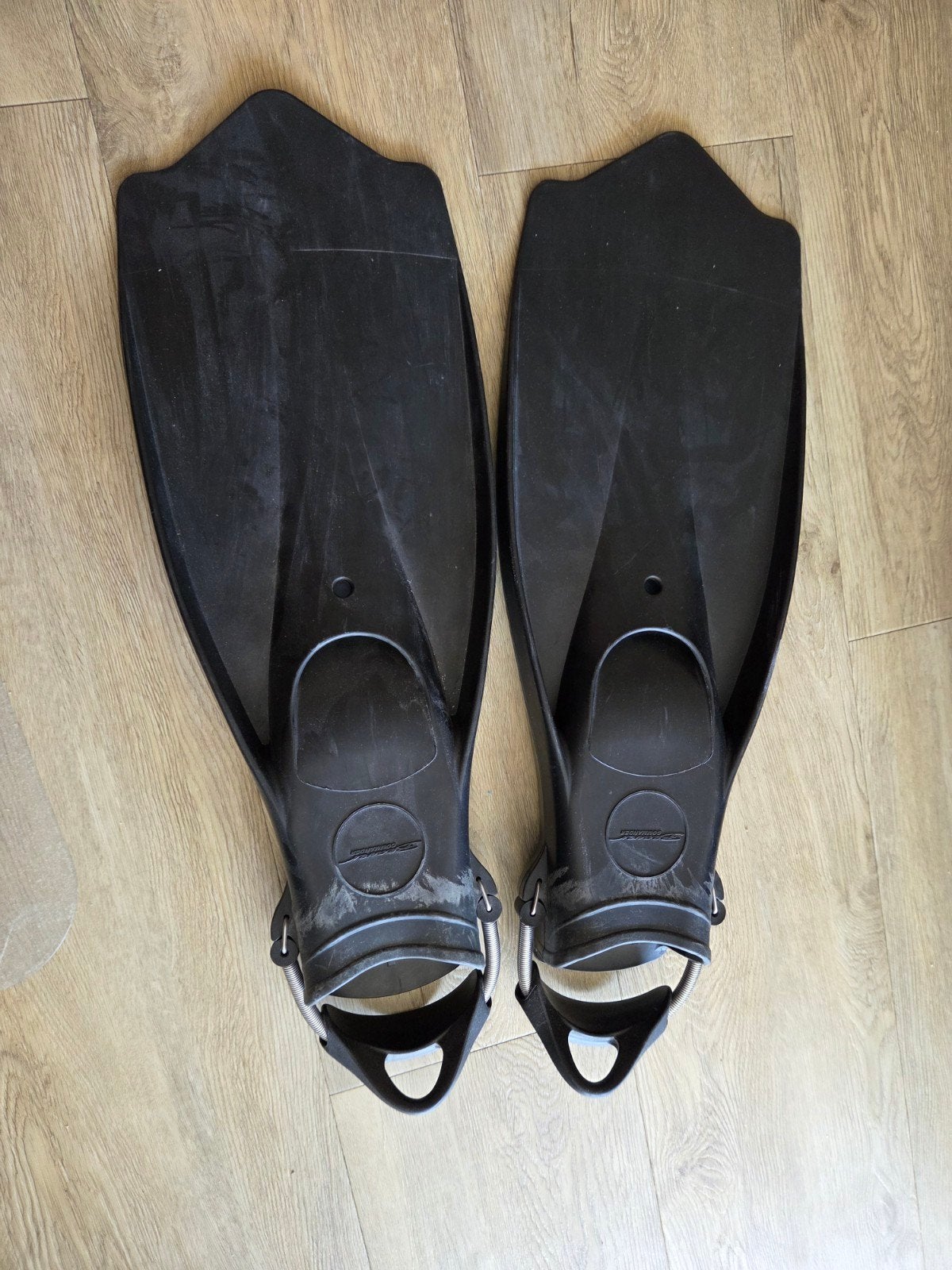 Beaver Commander rubberen jet fins met springstraps Maat XL, Watersport en Boten, Ophalen of Verzenden, Zo goed als nieuw, Zwem- of Duikvliezen