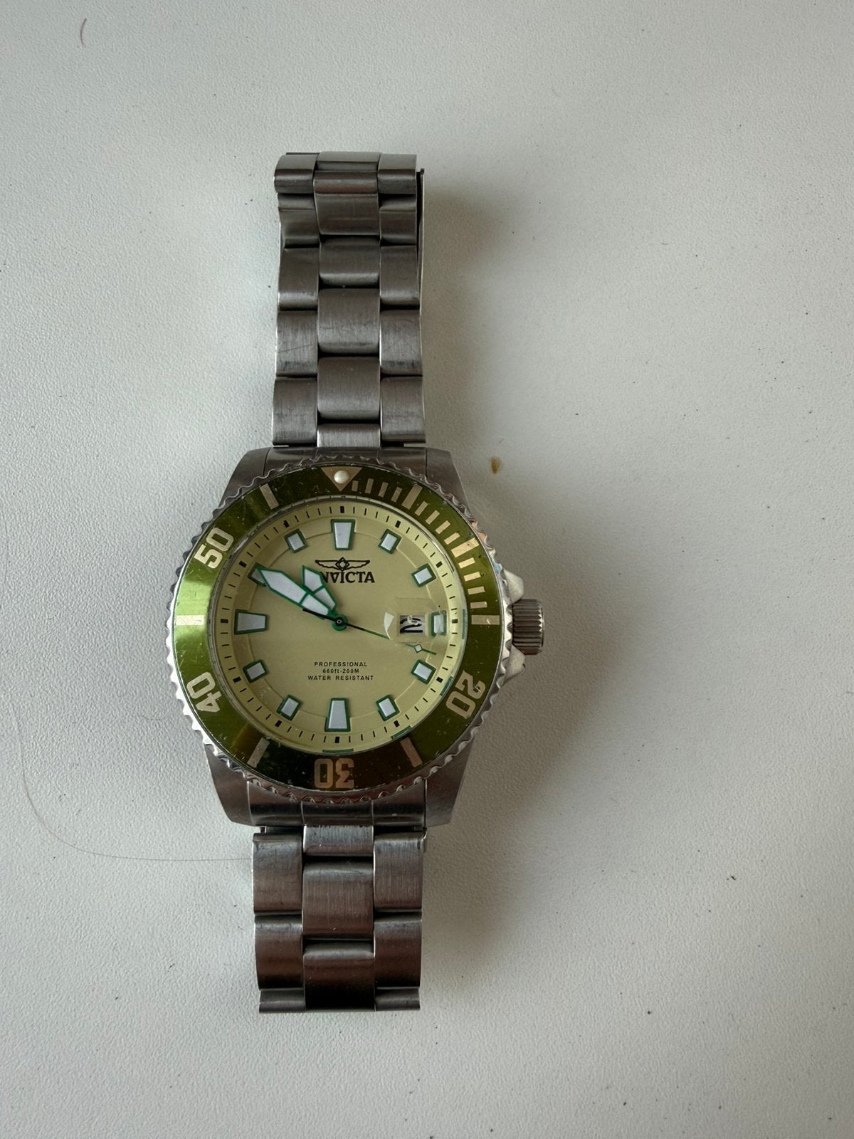 Invicta Pro Diver-herenhorloge, Ophalen of Verzenden, Zo goed als nieuw, Staal, Overige merken