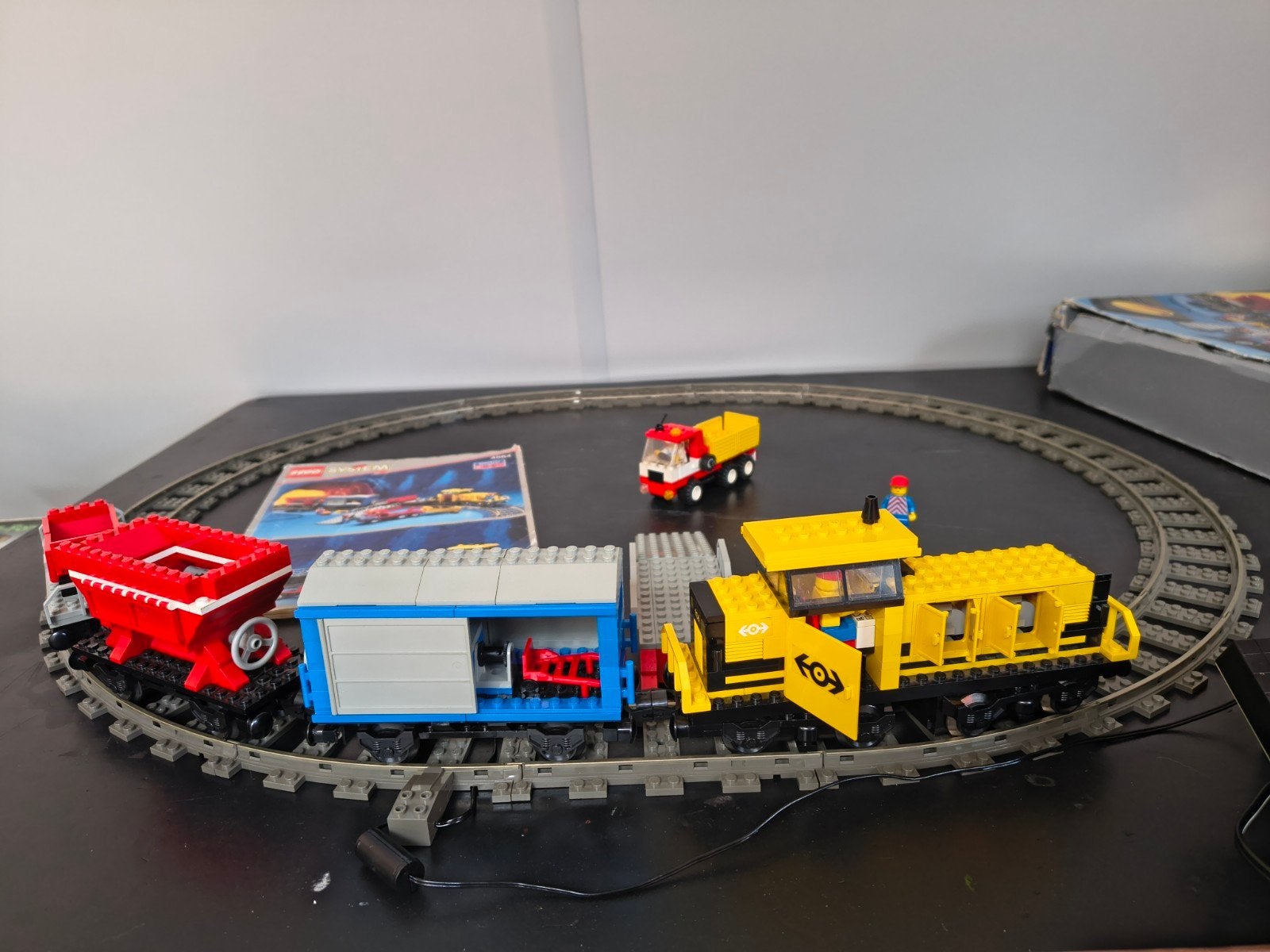 Lego 4564 treinset, 9 volt, Ophalen, Gebruikt, Inclusief instructies, Lego