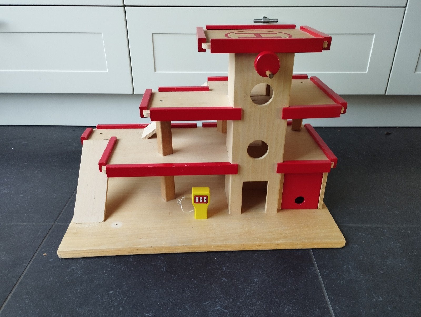 Houten garage, Kinderen en Baby's, Ophalen, Gebruikt, Overige typen