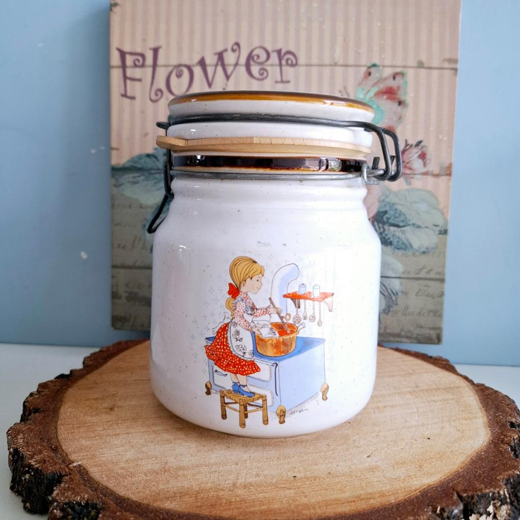 Decoratieve keramische weckpot, Ophalen of Verzenden