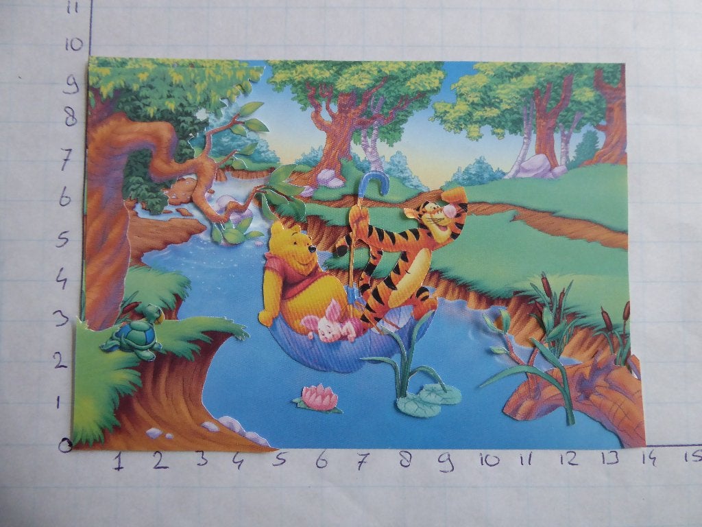 nr. 210 - uitgeknipt 3d plaatje, Ophalen of Verzenden, Nieuw, Disney, Knipvel
