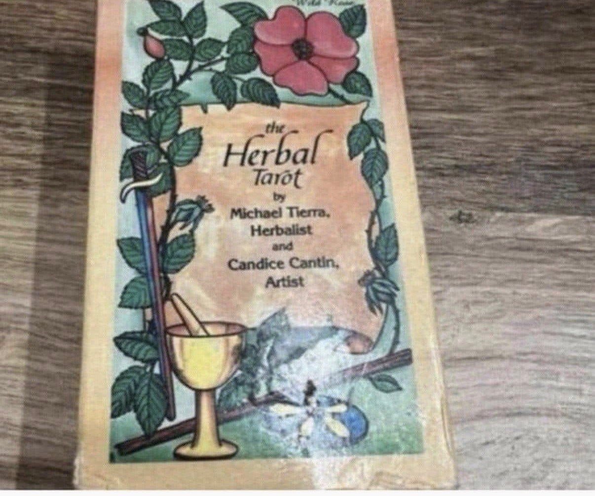 De Herbal Tarot Michael Tierra 78 Card Deck 1988, Ophalen of Verzenden, Zo goed als nieuw, Tarot of Kaarten leggen, Overige typen
