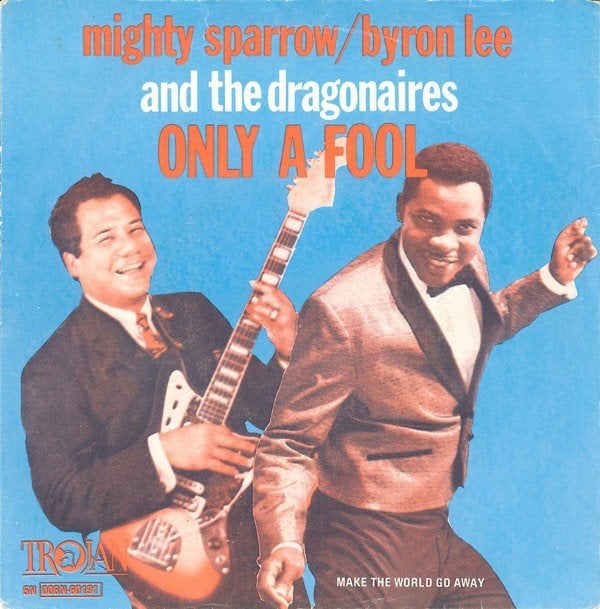 Single (1977) : Mighty Sparrow & Byron Lee - Only a Fool., Gebruikt, Pop, 7 inch, Ophalen of Verzenden