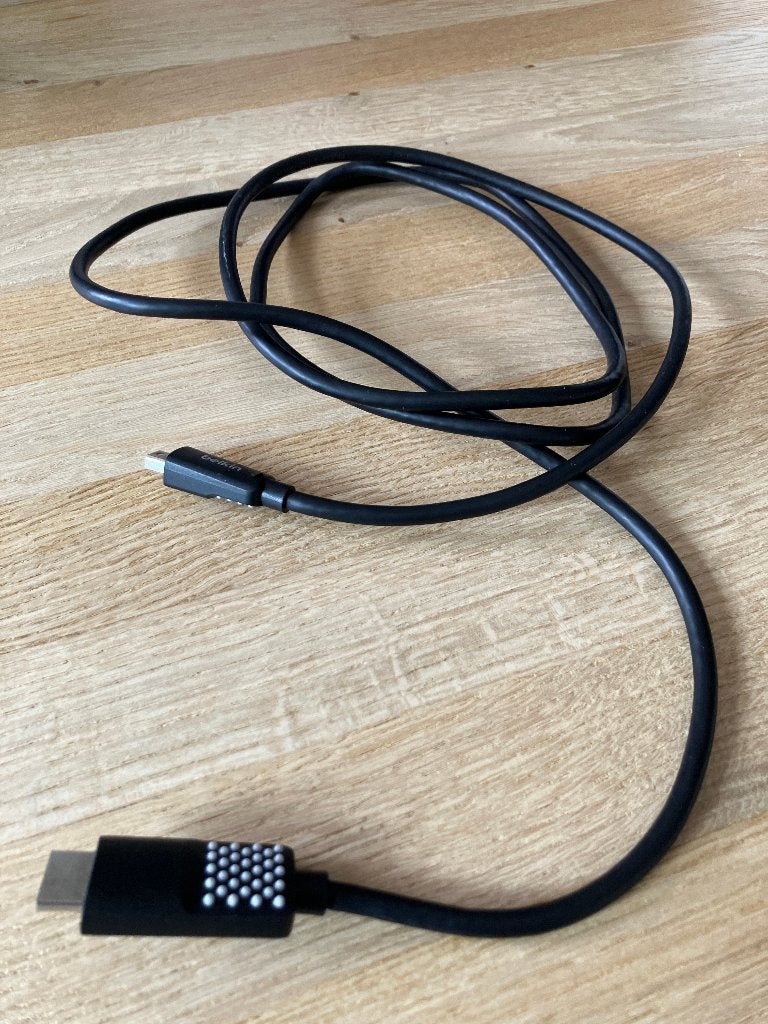 Belkin DisplayPort naar HDMI Kabel, Ophalen of Verzenden, Zo goed als nieuw, Minder dan 2 meter, HDMI-kabel