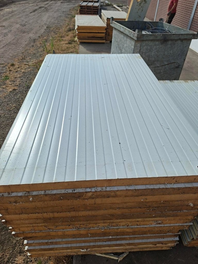 sandwichpanelen, Doe-het-zelf en Verbouw, Platen en Panelen, Ophalen, Gebruikt, Overige materialen, 50 tot 100 mm