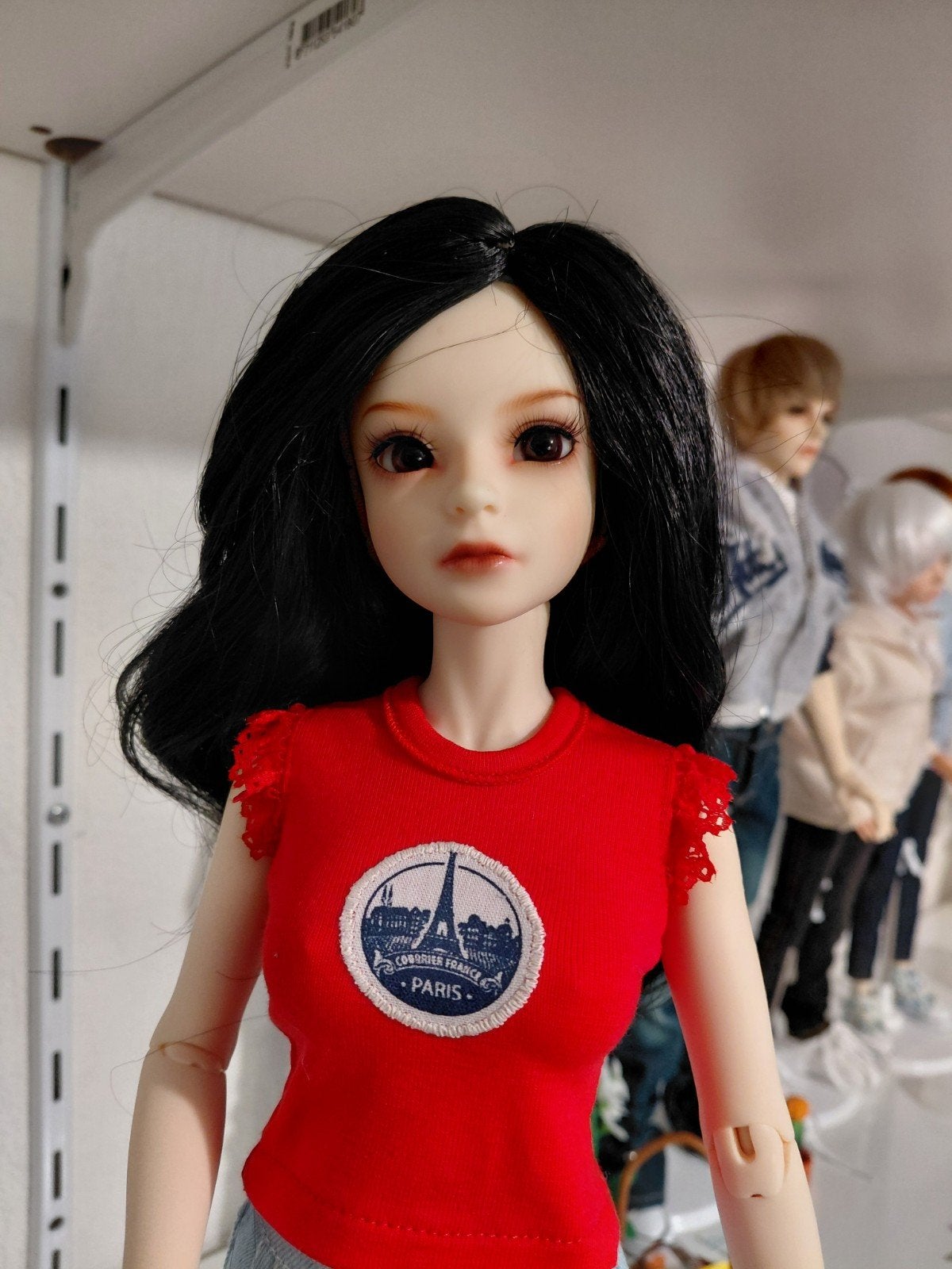 Te koop 1 BJD , MSD doll , geen doos geen papieren, Ophalen of Verzenden, Zo goed als nieuw, Pop