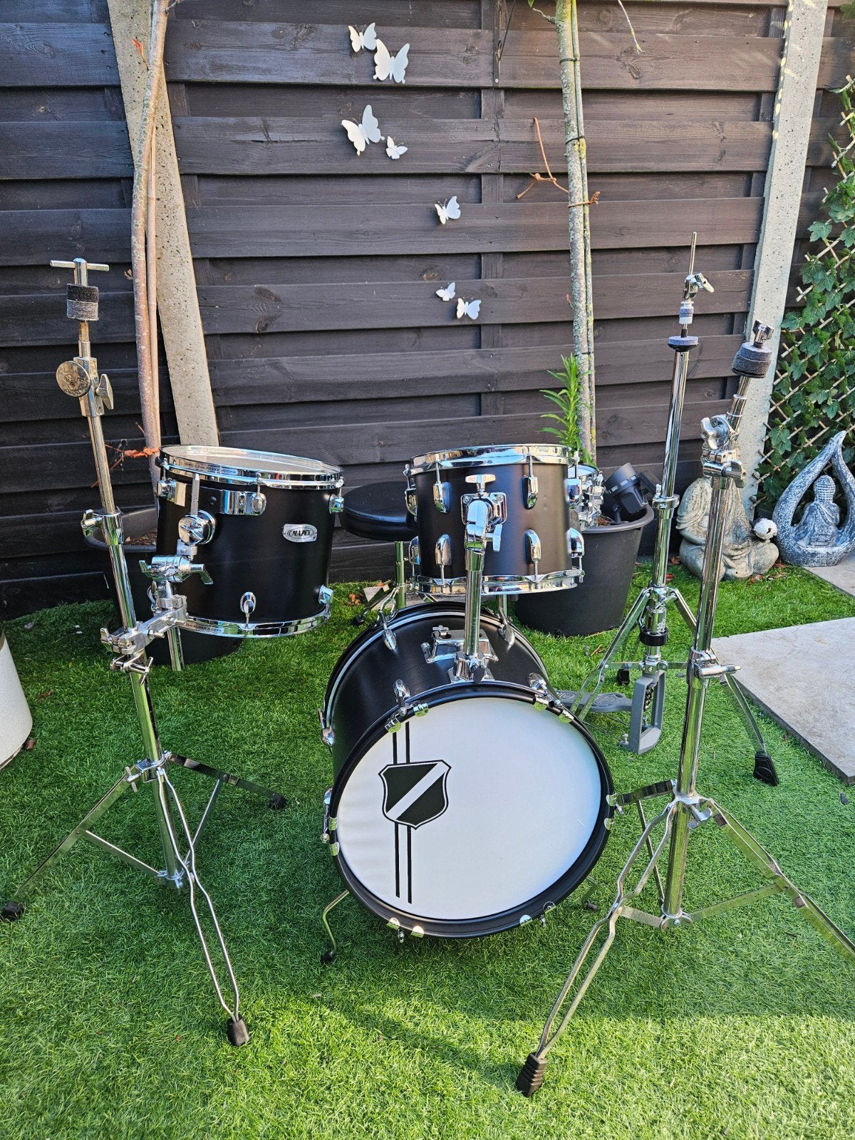 Club Jam Kit / Cafe Kit - Compleet drumstel voor kleine gigs, Muziek en Instrumenten, Drumstellen en Slagwerk, Ophalen, Zo goed als nieuw