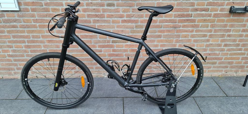 Cannondale Bad Boy 1 - Stadsfiets met Riem Aandrijving, Fietsen en Brommers, Zo goed als nieuw, Schijfrem, 53 tot 57 cm, Ophalen