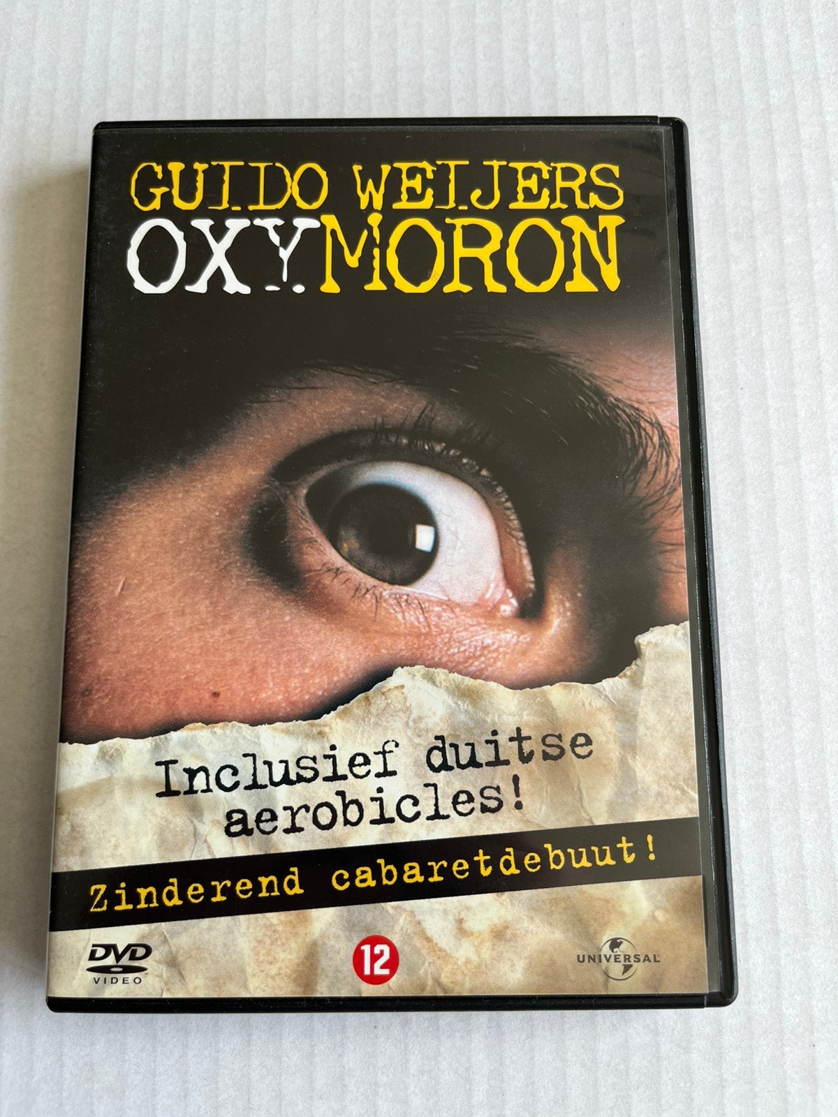 Guido Weijers - Oxymoron DVD, Vanaf 12 jaar, Ophalen of Verzenden, Gebruikt, Stand-up of Theatershow
