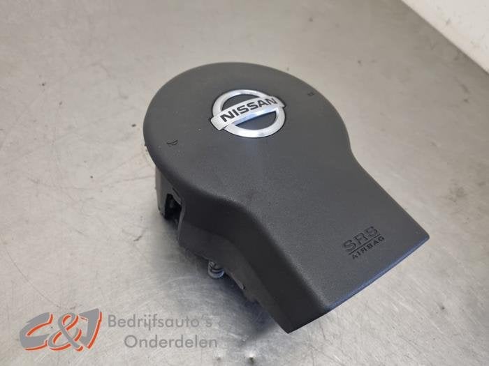 Airbag links (Stuur) van een Nissan Navara, Gebruikt, -, -, Ophalen of Verzenden