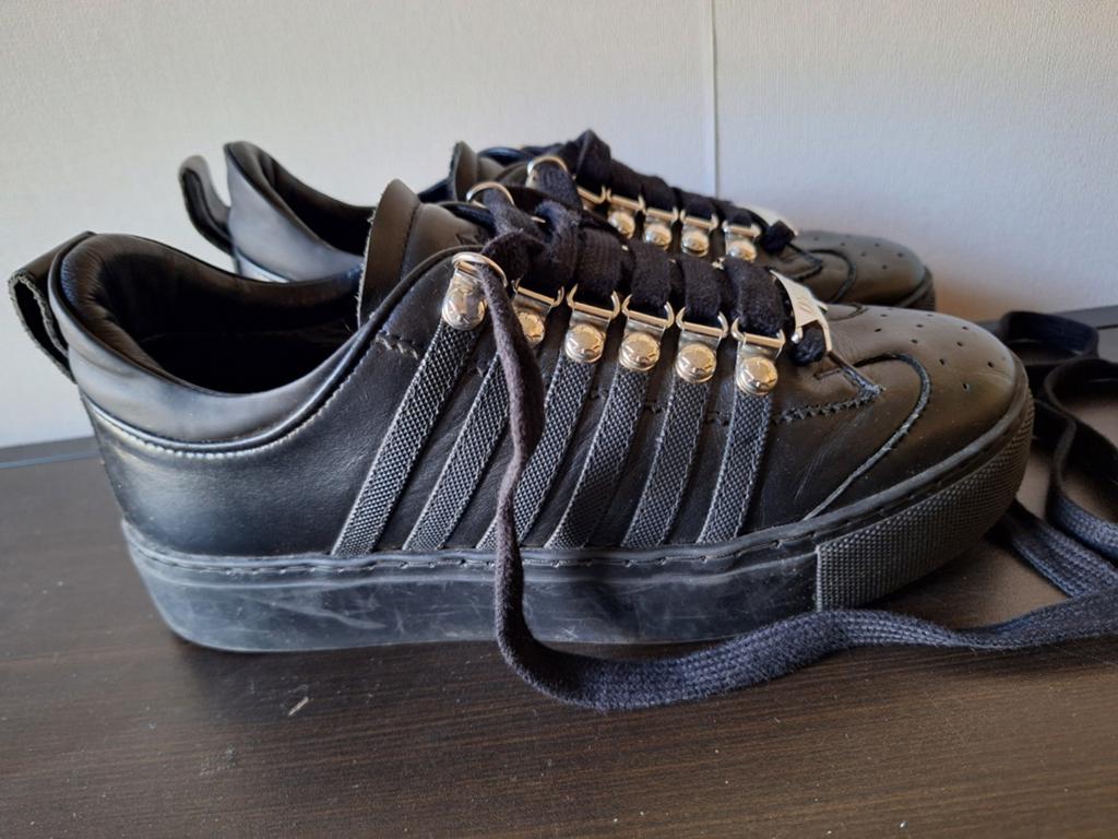 Leren Dsquared2 sneakers, maat 37., Kleding | Heren, Schoenen, Ophalen of Verzenden, Zwart
