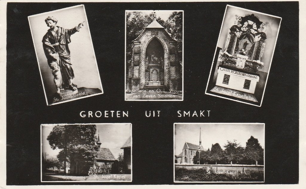 Smakt, Ophalen of Verzenden, 1940 tot 1960, Gelopen, Limburg
