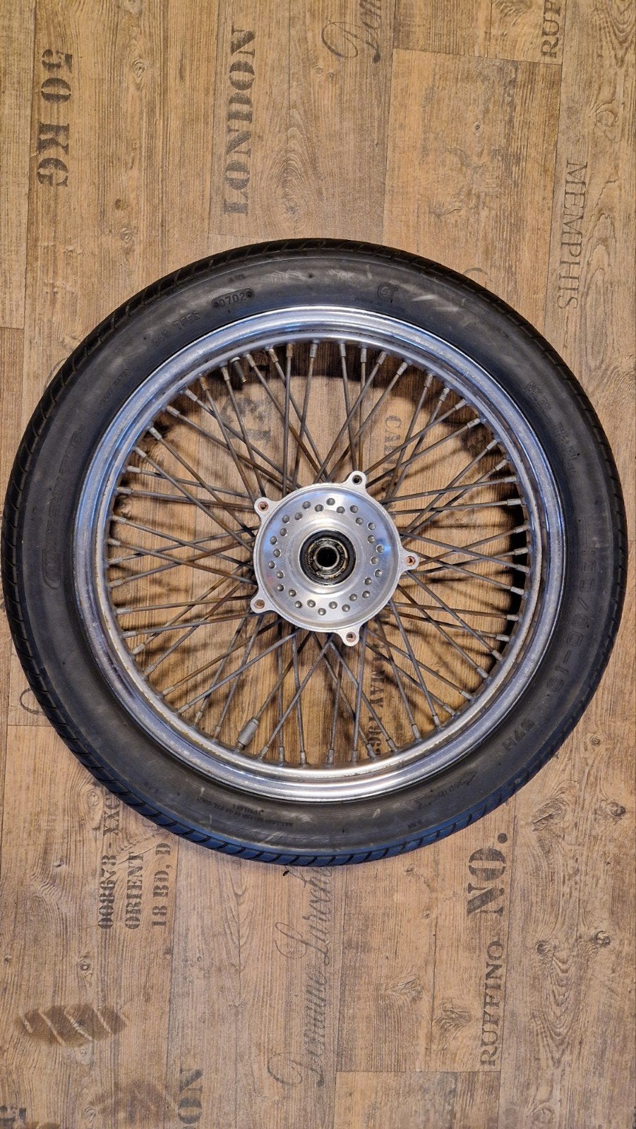 velg voorwiel vt600 shadow Honda vlx vt 600 band, Gebruikt, Honda, Onbekend, Ophalen of Verzenden