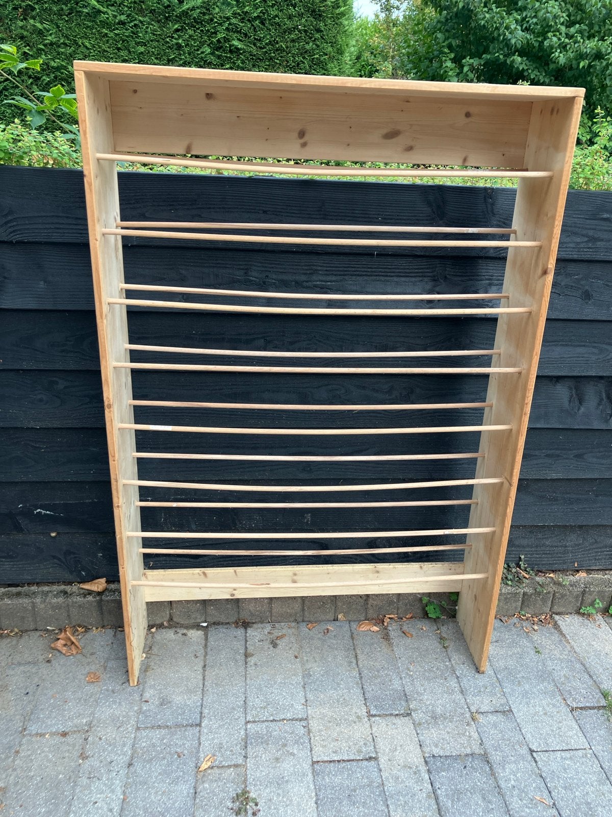 Houten schoenenrek / droogrek, Ophalen, Gebruikt