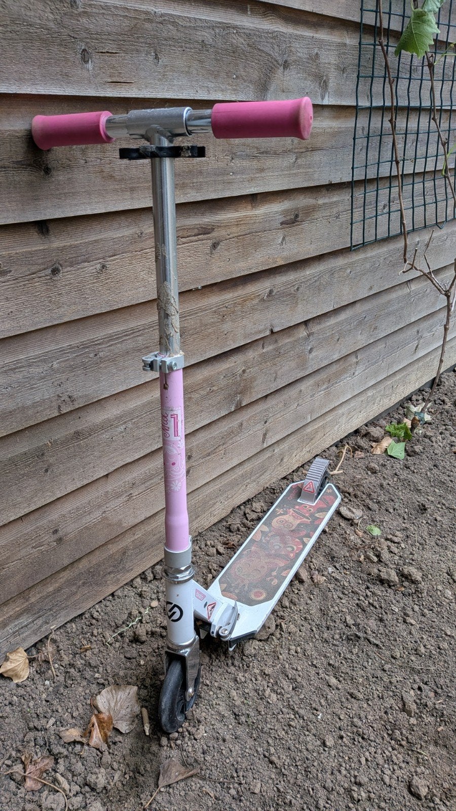 Oxelo step - Roze met print, Ophalen, Gebruikt, Gewone step, Oxelo