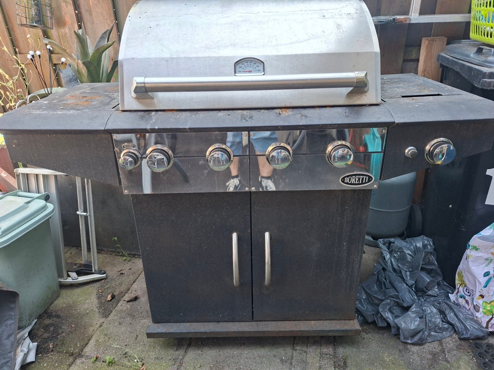 gas BBQ. buitenkeuken, Ophalen, Gebruikt, Gas