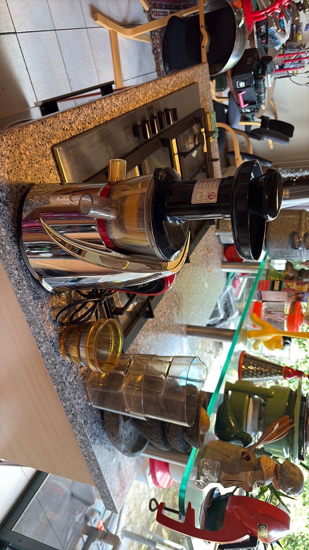 Versapers  slowjuicer, Witgoed en Apparatuur, Juicers, Ophalen of Verzenden, Gebruikt, Elektrisch, Slowjuicer