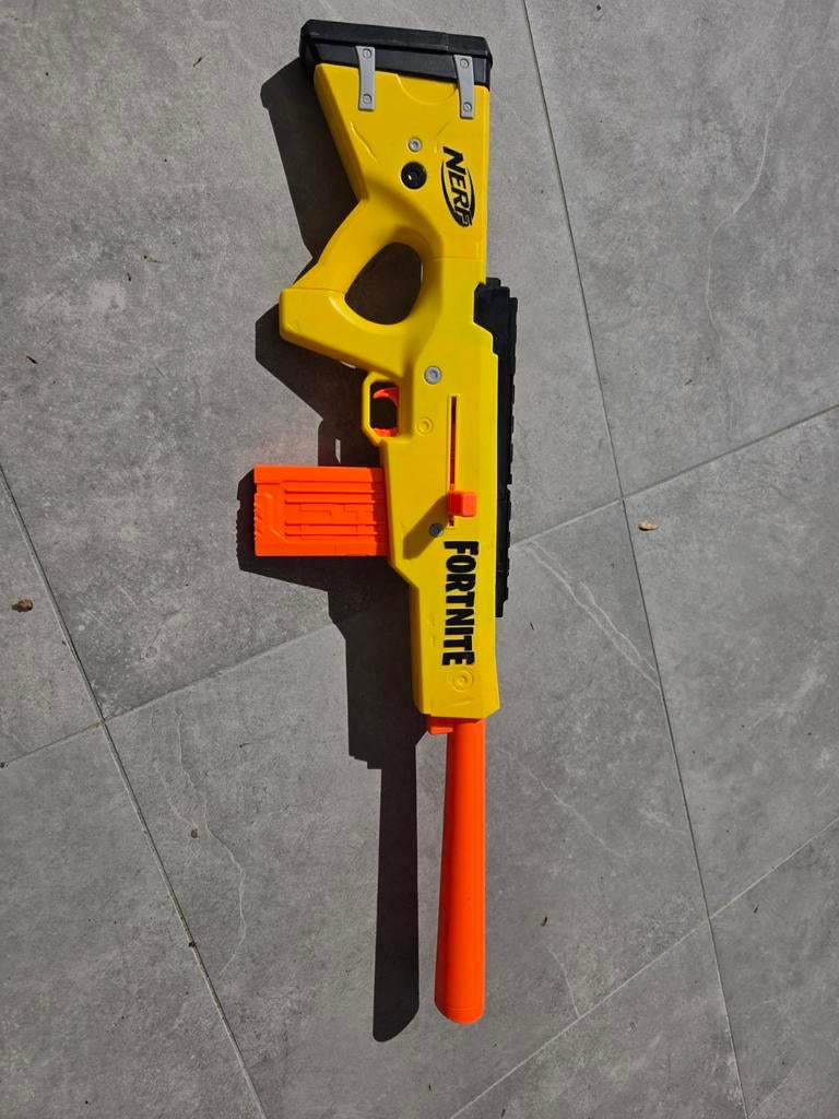 Nerf Fortnite BASR-L Blaster, Ophalen of Verzenden, Gebruikt
