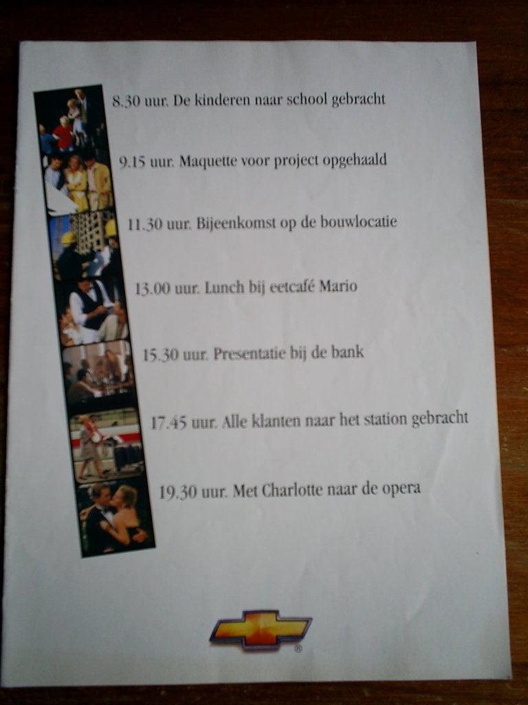 Pontiac Trans Sport [ 2000 ] 4 pag., Verzenden, Zo goed als nieuw, Algemeen