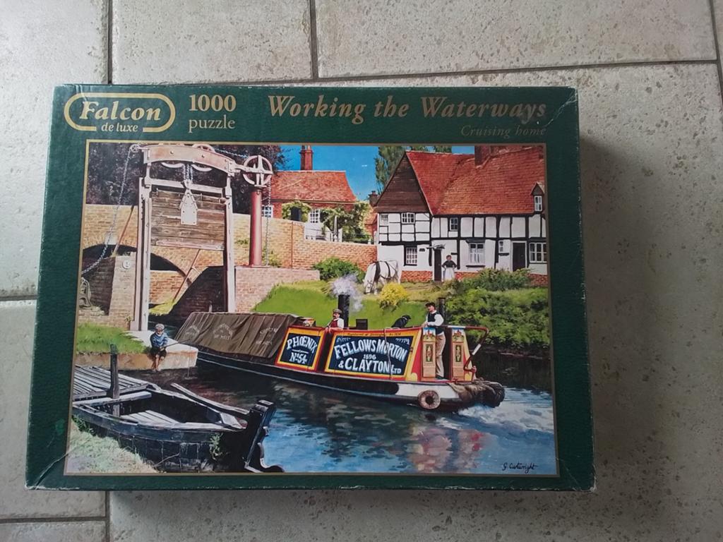 Falcon de Luxe Working at the Waterways 1000 stukjes, Ophalen