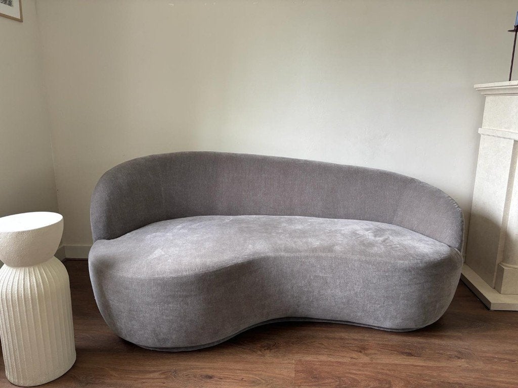 Sofa Company Rose Moss Shitake (grijs) 2,5 zits bank, Ophalen, 150 tot 200 cm, Driepersoons, 75 tot 100 cm