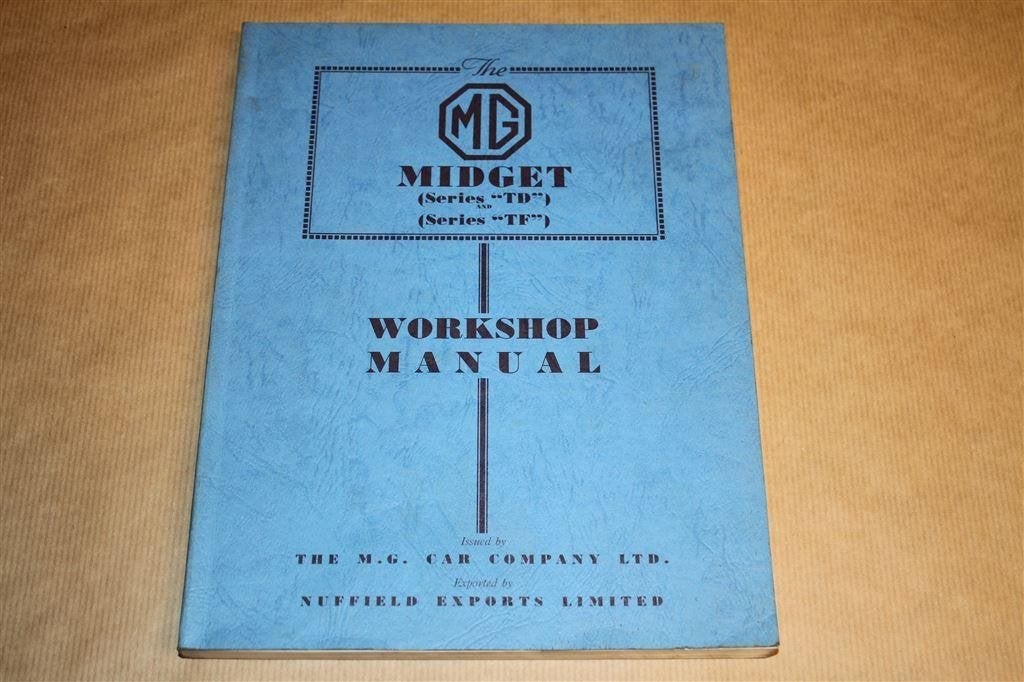 The MG Midget Workshop Manual, Ophalen of Verzenden