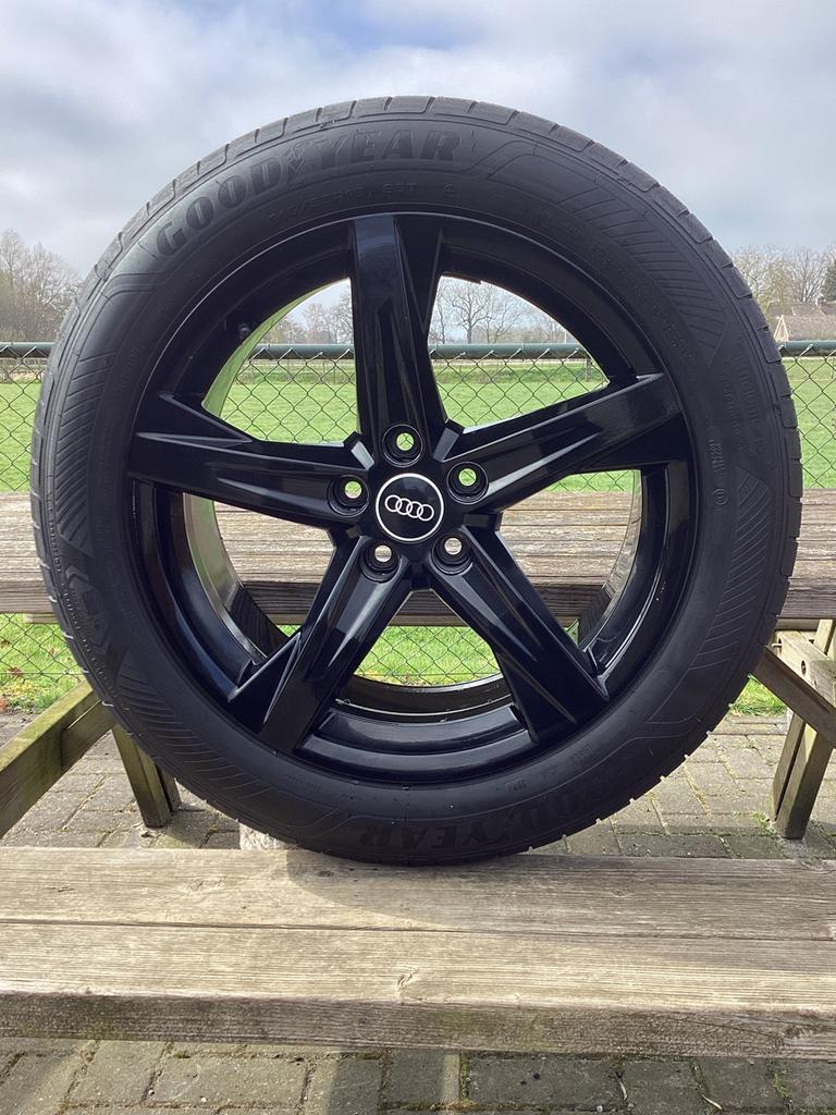 18”set originele Audi Q2 velg Bridgestone 215-55-18🌞banden, 18 inch, 215 mm, Banden en Velgen, Nieuw