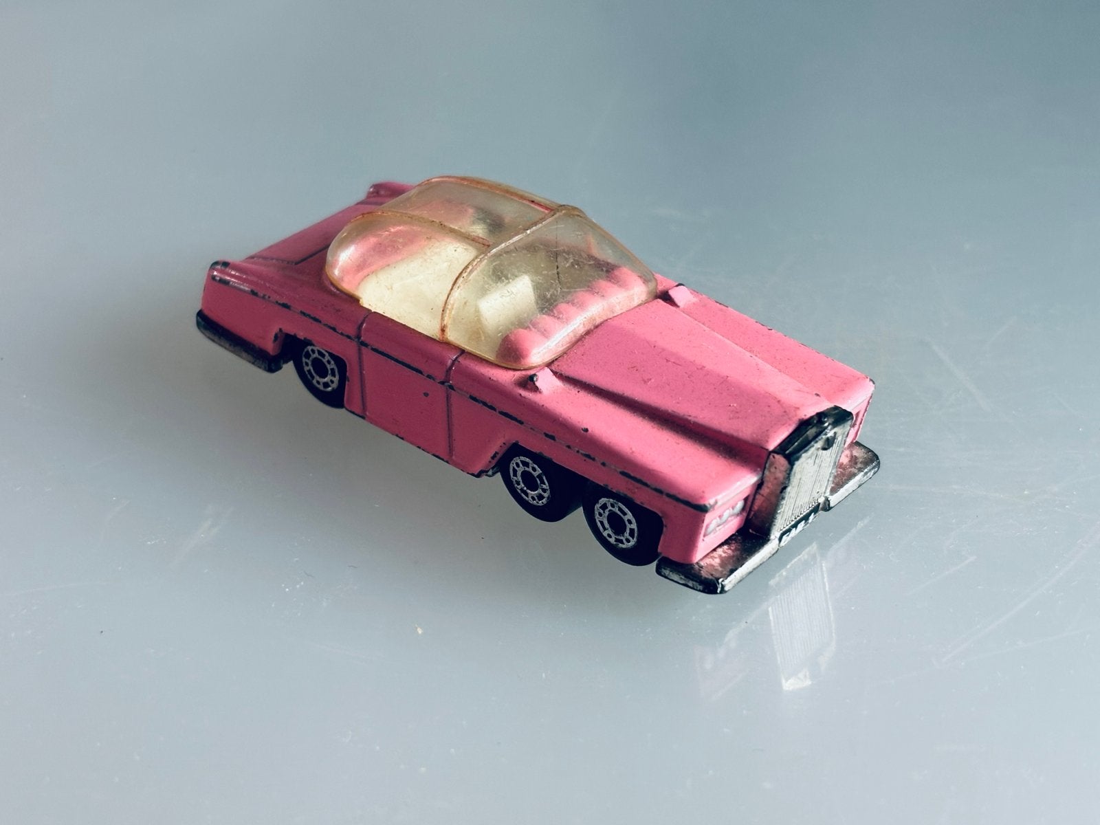 Matchbox Roze Cadillac Speelgoedauto (1992), Kinderen en Baby's, Ophalen of Verzenden, Gebruikt