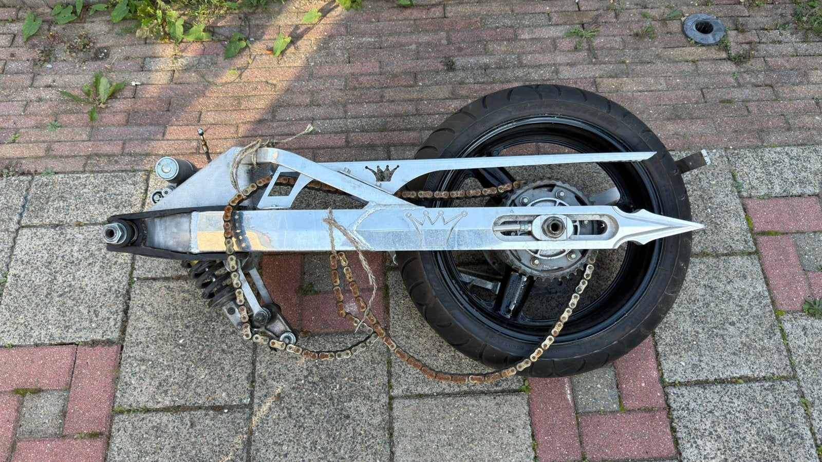 Verlengde achterbrug hayabusa gen 1, Ophalen, Zo goed als nieuw, Frame