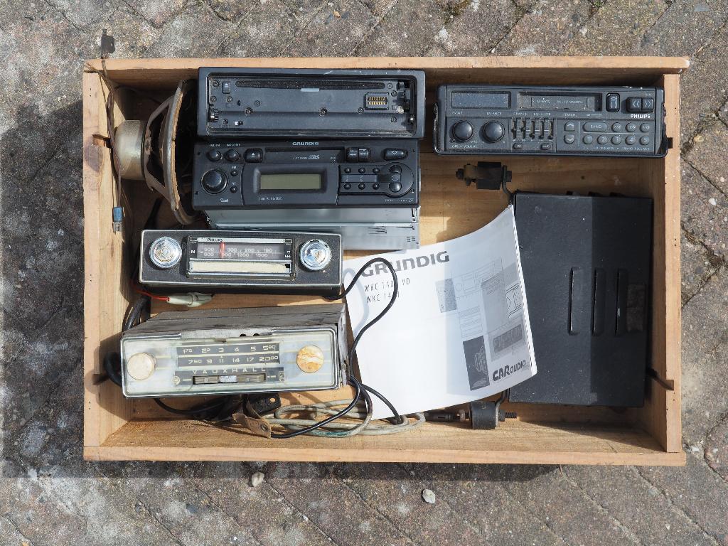 Vintage autoradio's, Auto diversen, Autoradio's, Ophalen, Gebruikt