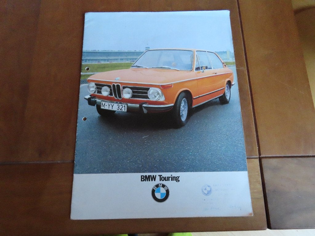 Folder BMW Touring 1600, 2000, 2000tii 1971, Gelezen, Ophalen of Verzenden, BMW, BMW