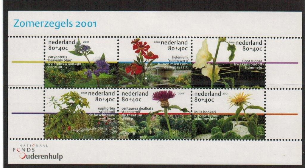 1973 Blok Zomerzegels 2001 Postfris, Verzenden, Na 1940, Postfris