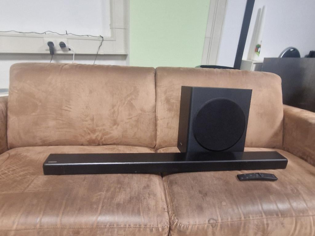 Soundbar (SAMSUNG) HW-R650/XN Bar+Subwoofer, Overige merken, Gebruikt, Subwoofer, Ophalen of Verzenden