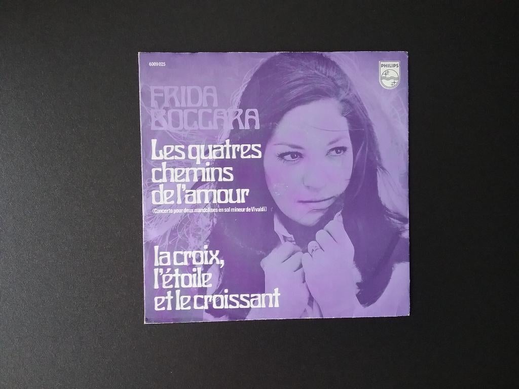 Frida Boccara - Les Quatre Chemins de L'amour, 7 inch, Single, Ophalen of Verzenden, Zo goed als nieuw