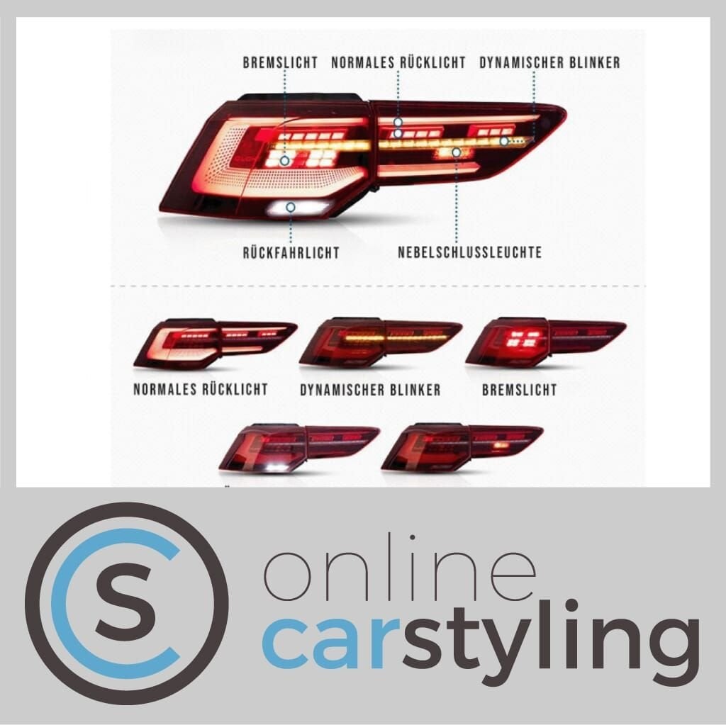 LED Achterlichten VW Golf VIII Dynamic Led, -, Volkswagen, -, Nieuw