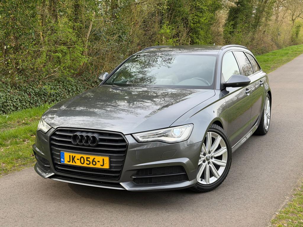 Audi A6 Avant 1.8 TFSI S-Line | Bose + Leder + Cruise + Navi, 1600 kg, 93 €/maand, 750 kg, Bi-Xenon koplampen