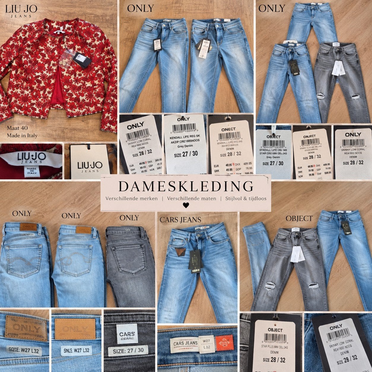 partij 50x merkkleding nieuw zgan nikkie est seven claudia, Kleding | Dames, Ophalen of Verzenden, Nieuw