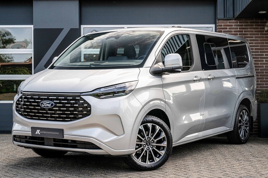 Ford Tourneo Custom Titanium X L1H1 | 360 Camera | ACC | B&O, Auto's, Ford, 232 pk, Gebruikt, 1850 kg, Bedrijf