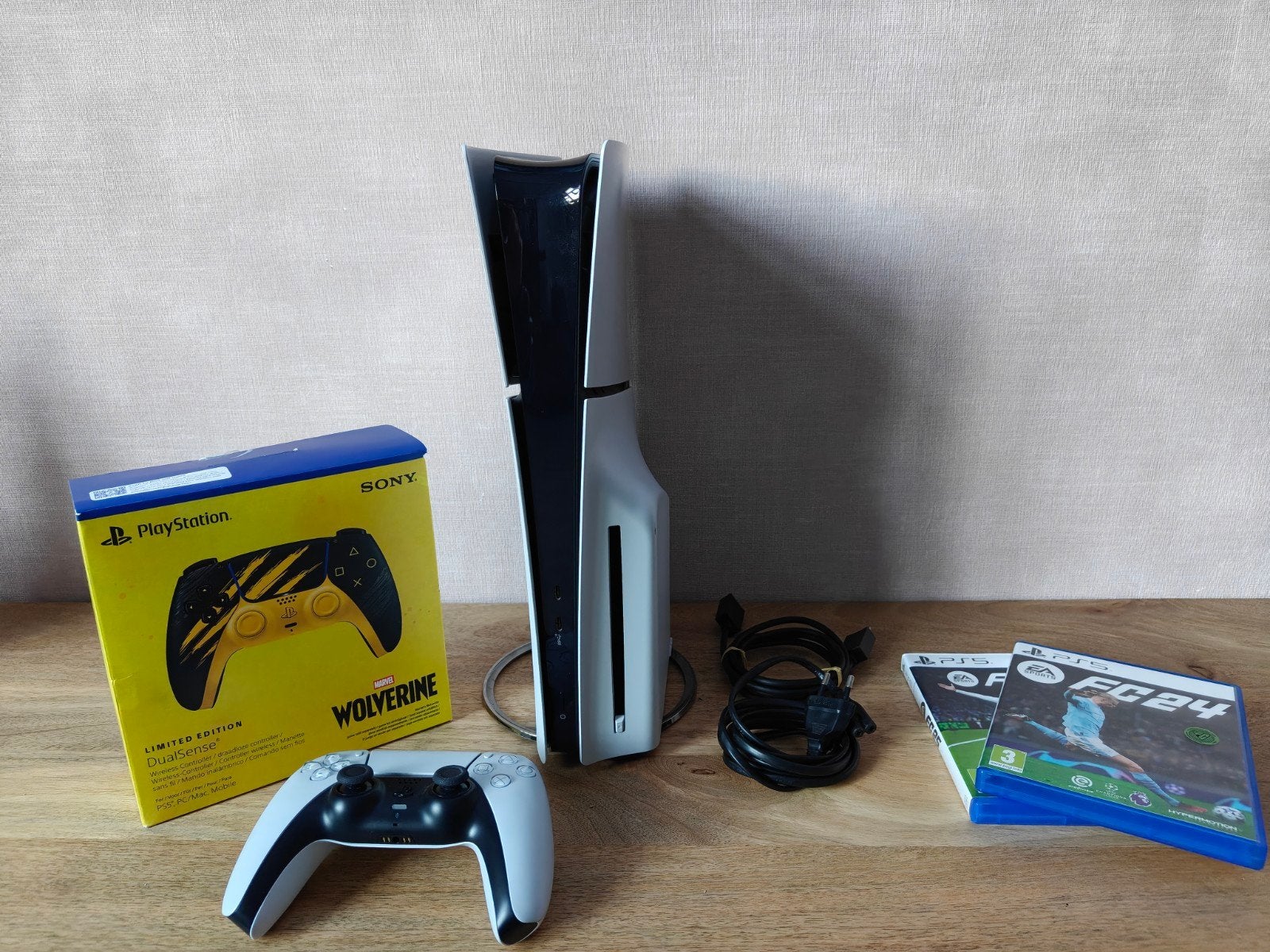 PS5 Disc Edition 1tb met extra controller en games