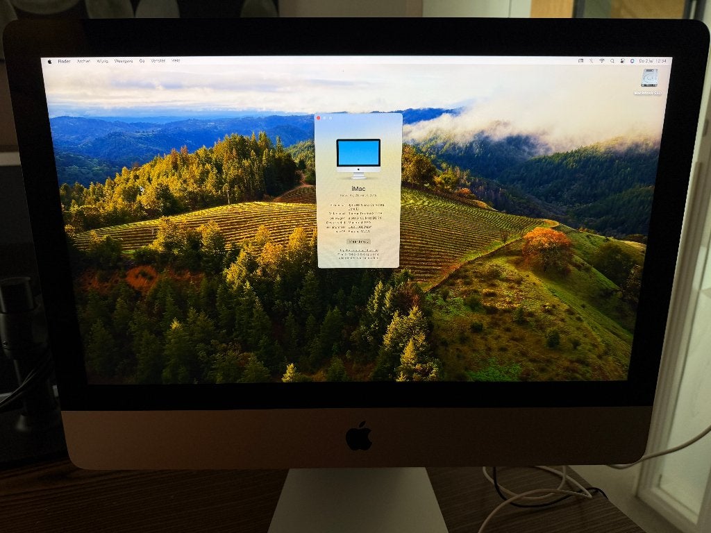 Imac 21inch 2019 8GB 512GB SSD, Computers en Software, Ophalen, IMac, 512 GB, Zo goed als nieuw