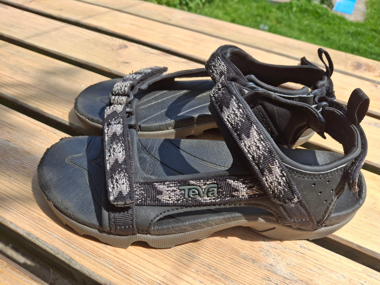 Teva sandalen - Maat 37 - Goede staat, Zwart, Teva, Gedragen, Sandalen of Muiltjes
