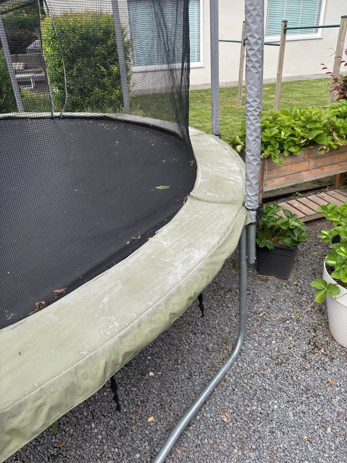 Domyos Essential 420 Trampoline met Veiligheidsnet, Ophalen, Gebruikt