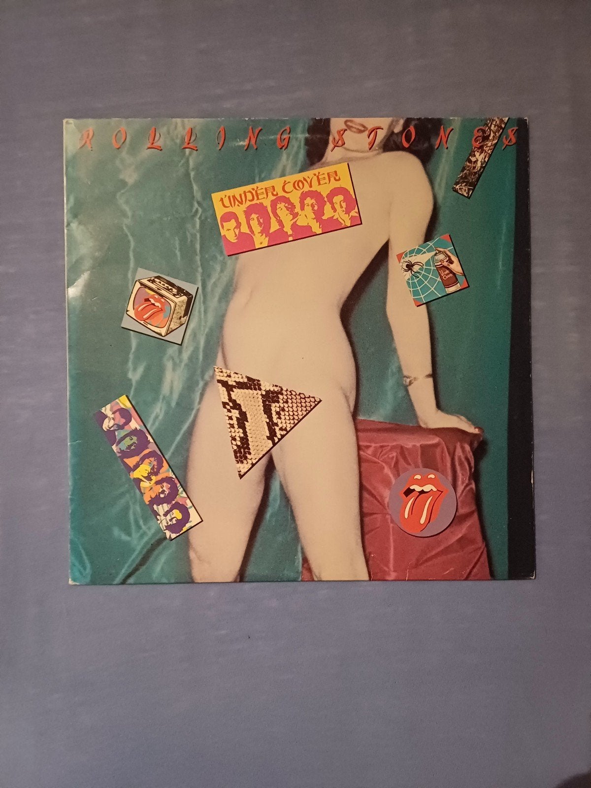 The Rolling Stones - Undercover LP (1983) Griekse persing, Cd's en Dvd's, Vinyl | Pop, LP, Rock, Gebruikt, Ophalen of Verzenden