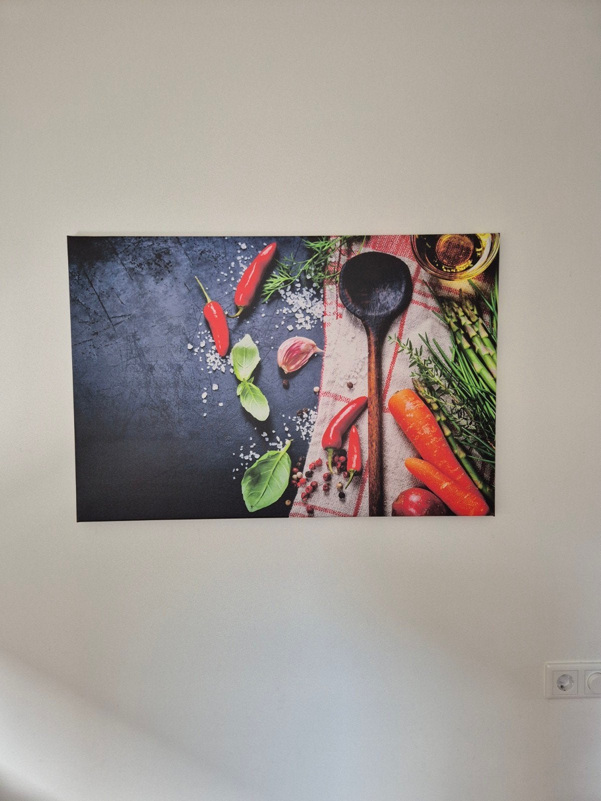 Schilderij keuken, Ophalen