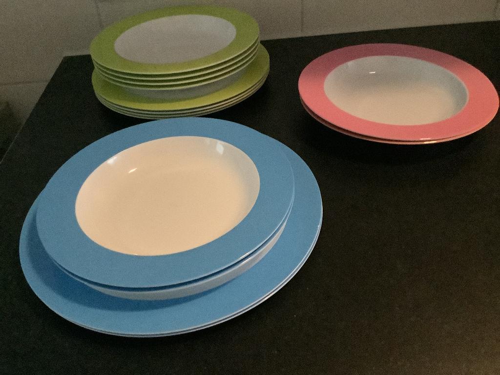 Campingservies, Ophalen of Verzenden, Zo goed als nieuw