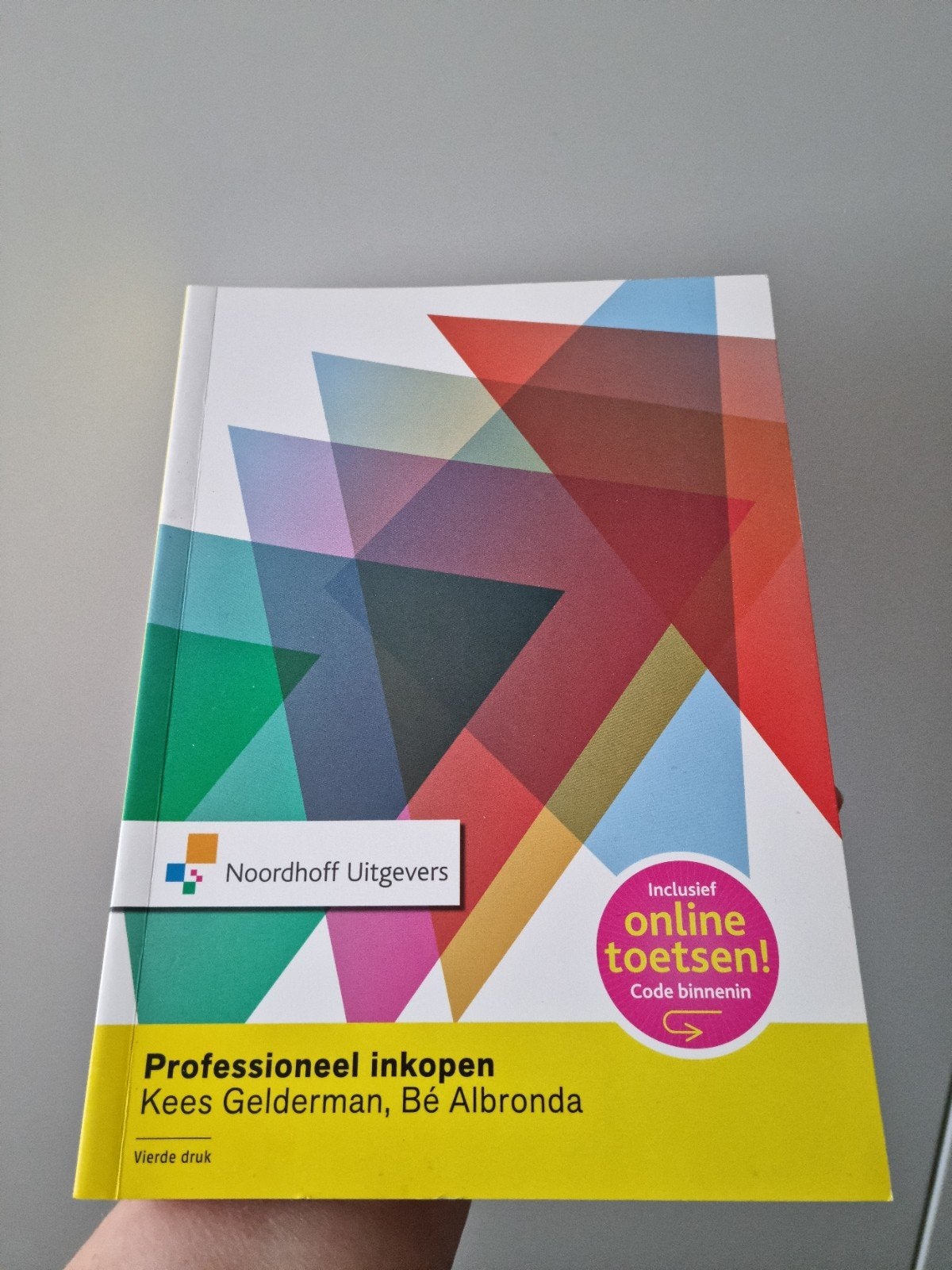 Studieboek Professioneel inkopen, Ophalen of Verzenden, Beta, Nieuw, HBO
